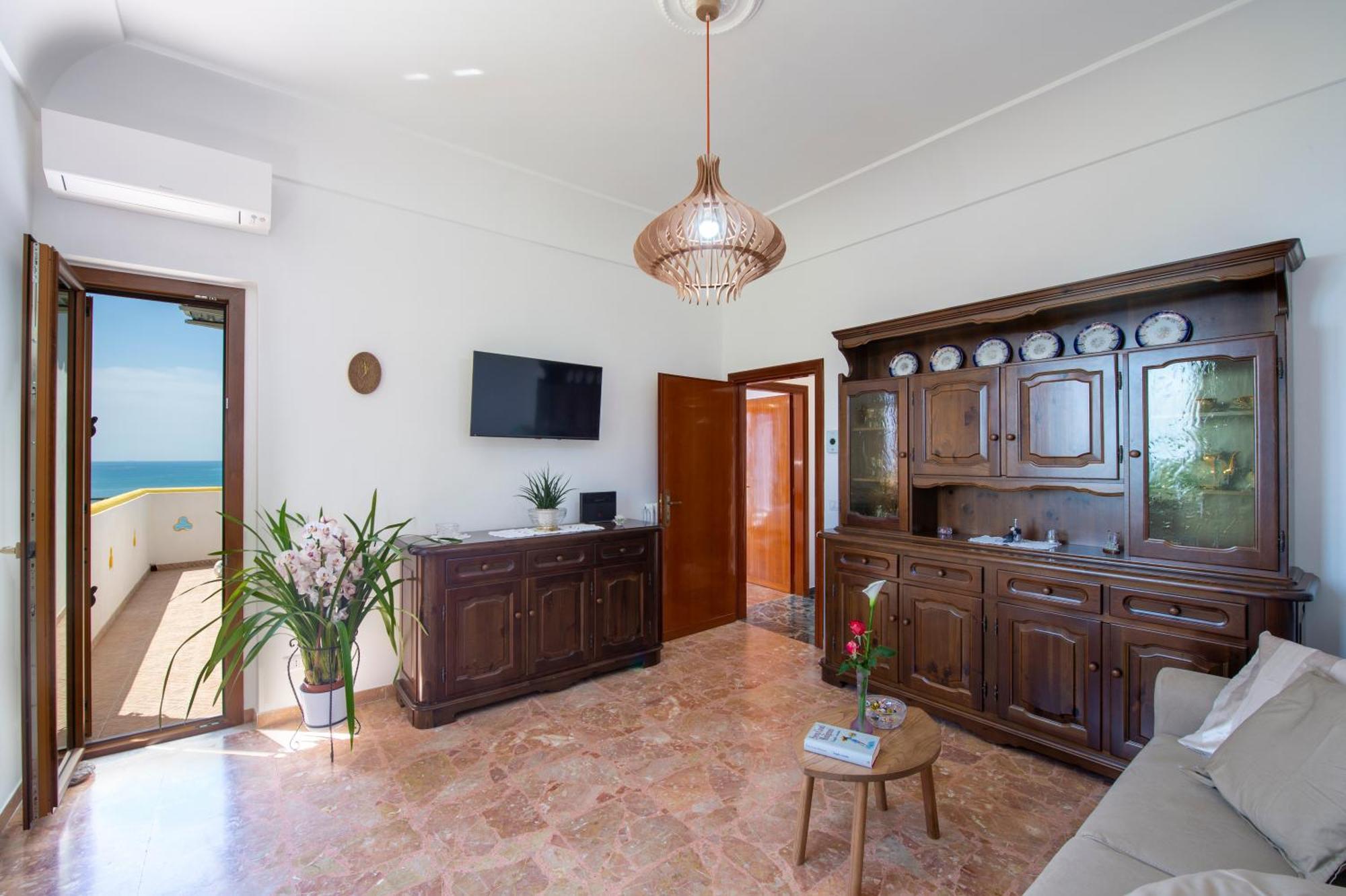 Apartament Casa Olga, Un Affaccio Sul Mare !! Praiano Zewnętrze zdjęcie